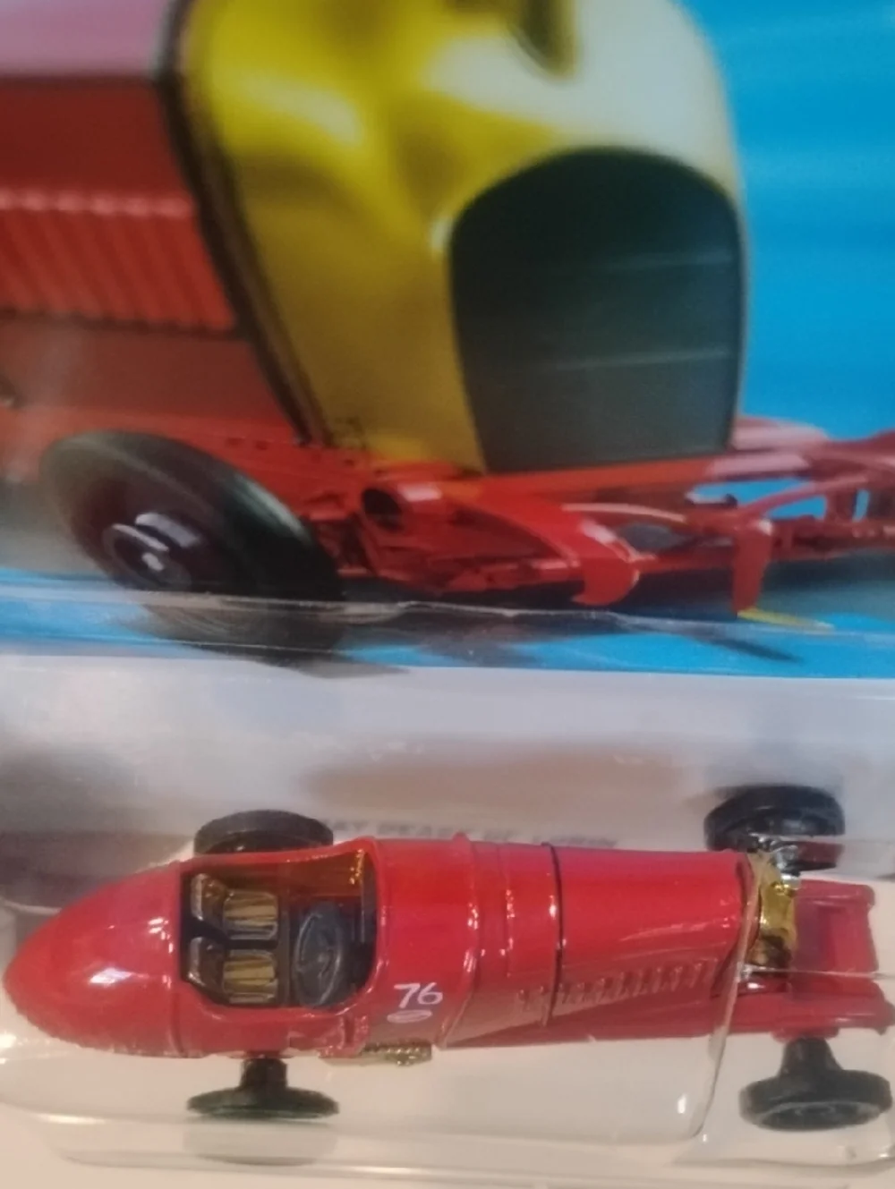 Mattel Hot Wheels Fiat Beast of Turin Toy Car - Red & Gold